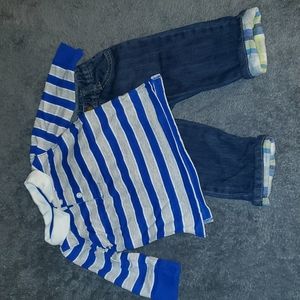 Gymboree Long Sleeve Shirt and Jeans